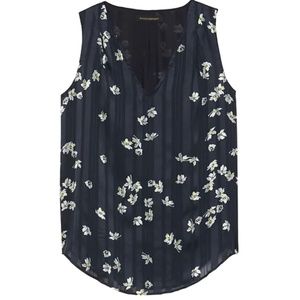 Banana Republic Drapey Floral Tank - NWOT